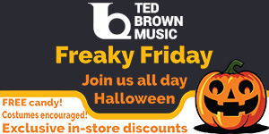 A special in-store only halloween event at each ted brown music location.