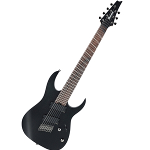 Ibanez RG Iron Label 7-String Guitar RGIM7MH - Weathered Black Finish