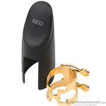 Rico HAS1G H Series Alto Saxophone Ligature Gold with Cap