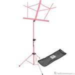 On-Stage SM7122PKB Pink Compact Folding Music Stand with Bag
