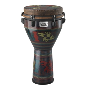 Djembe Remo Key-Tuned 12" Leon Mobley Adinkra Finish DJ-0012-24