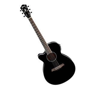 Ibanez AEG10II Left-Handed Acoustic-Electric Guitar - Black