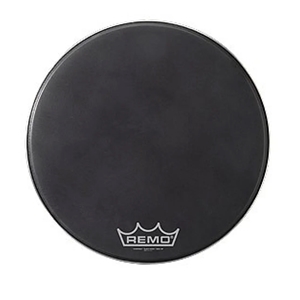 Remo PM-1830-MPMarching Bass Drum Head Powermax Black Suede Crimplock 30"