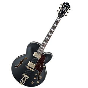 Ibanez AF75G Artcore Hollowbody Electric Guitar - Black Flat