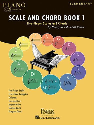 Piano Adventures Scale and Chord Book 1 Five Finger Scales and Chords