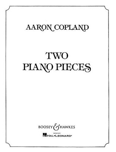 Copland Two Piano Pieces Piano