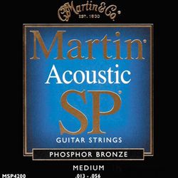 Acoustic Guitar Strings Martin SP Phosphor Bronze 13-56 Medium