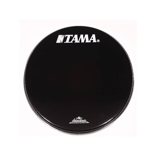 Tama BK22BMTT StarClassic Drum Head, Black with White Logo - 22" Inches