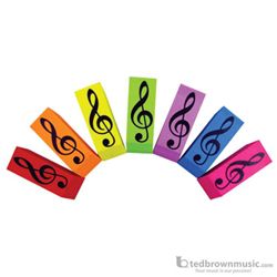 Aim Gifts Eraser G Clef Assorted Colors 3125