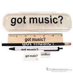 Aim Gifts Pencil Box Set "Got Music?" 71702