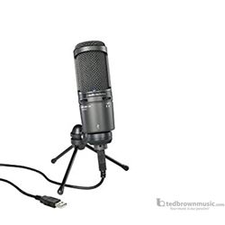 Brown - Audio Technica AT2020USB+ Studio USB Microphone