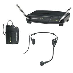 Audio Technica ATW-901a/H System 9 Frequency-agile VHF Headworn Wireless System