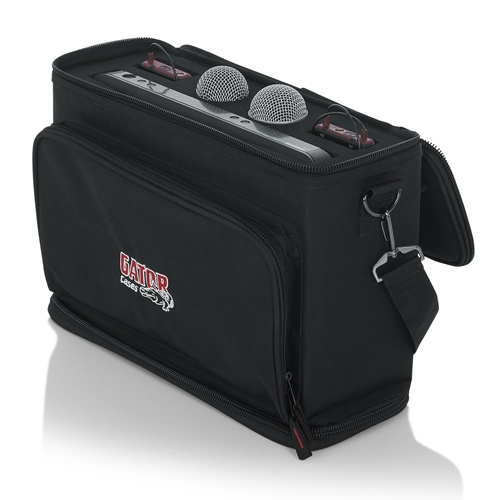 Gator Cases GM-DUALW Carrying Bag for Shure BLX and Similar Wireless Systems