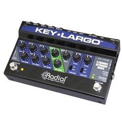 Keyboard mixer, 3 stereo inputs, effects bus, USB, balanced XLR outs Radial Engineering Key-Largo