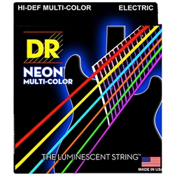 DR Hi-Def Neon Multi-Color Coated Medium Guitar Strings