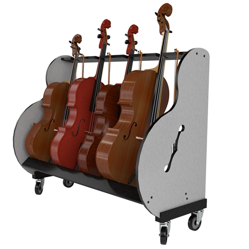 A&amp;S 4-Space Rolling Cello Stand