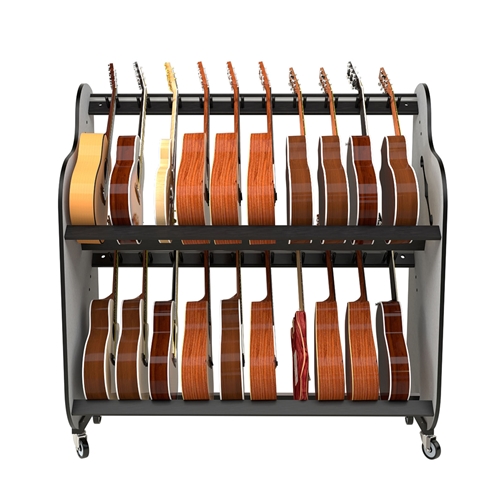 A&amp;S 20-Spot Double Stack Guitar Rack