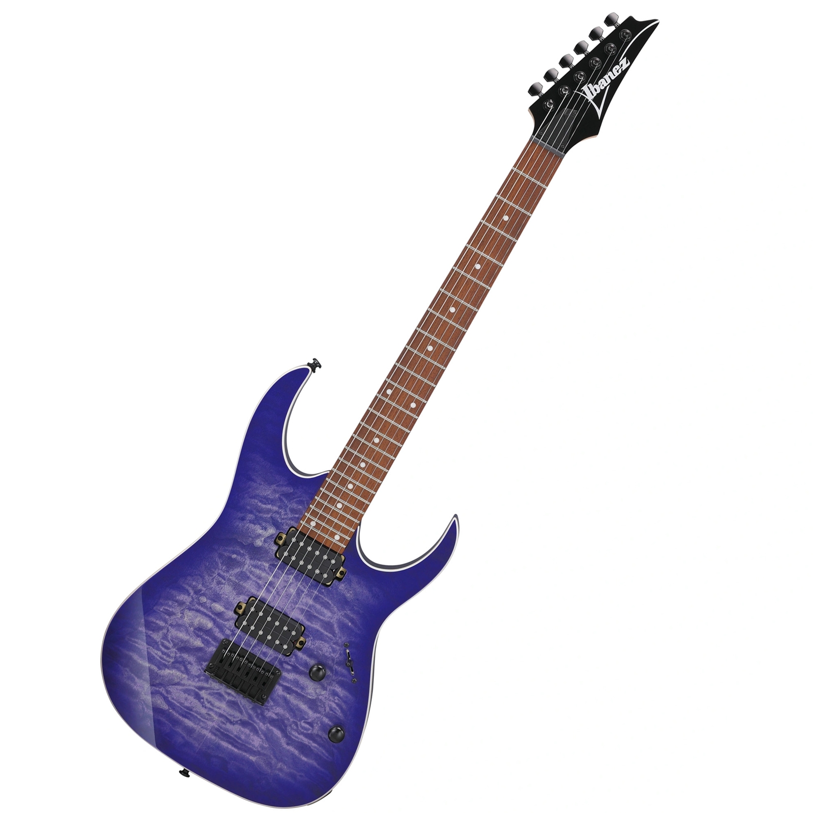 Ibanez RG421QMCBB Electric Guitar - Cerulean Blue Burst