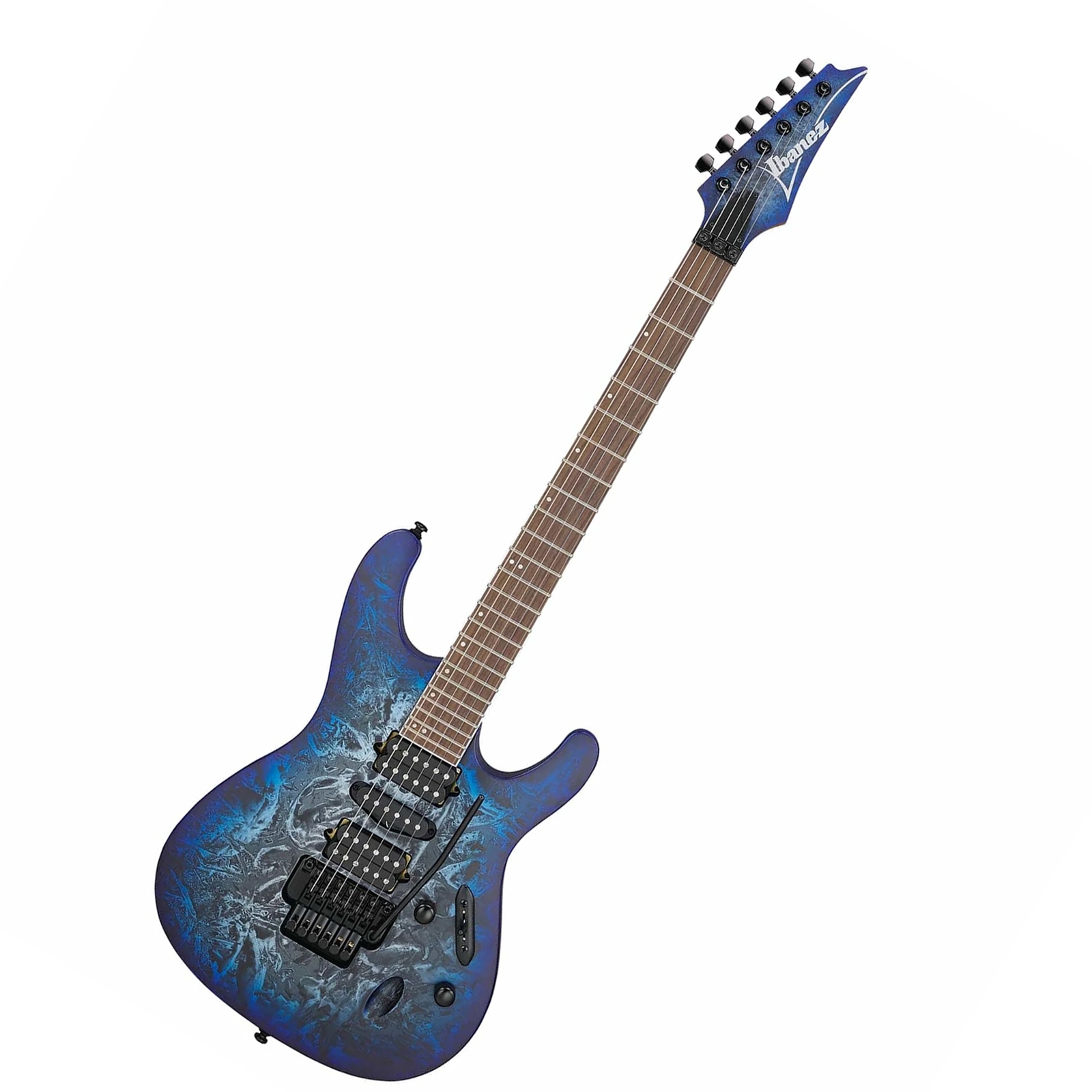 Ibanez S770CZM Electric Guitar - Cosmic Blue Frozen Matte