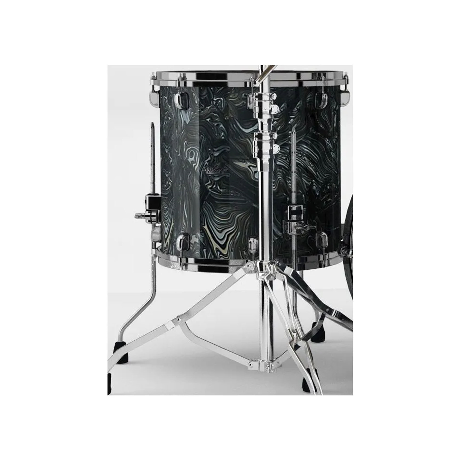 Tama MRF1616BN Floor Tom 16" x 16" - Charcoal Swirl Finish