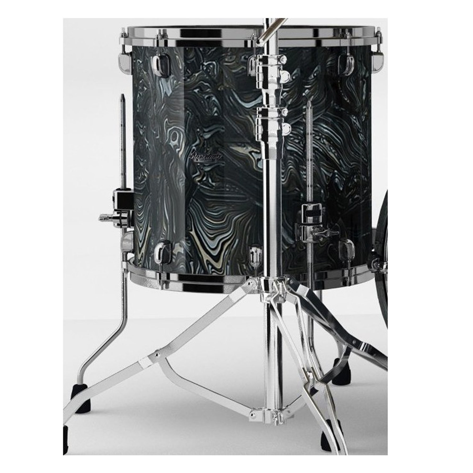 Tama MRF1614BNCCL 16" x 14" Floor Tom - Charcoal Swirl Finish