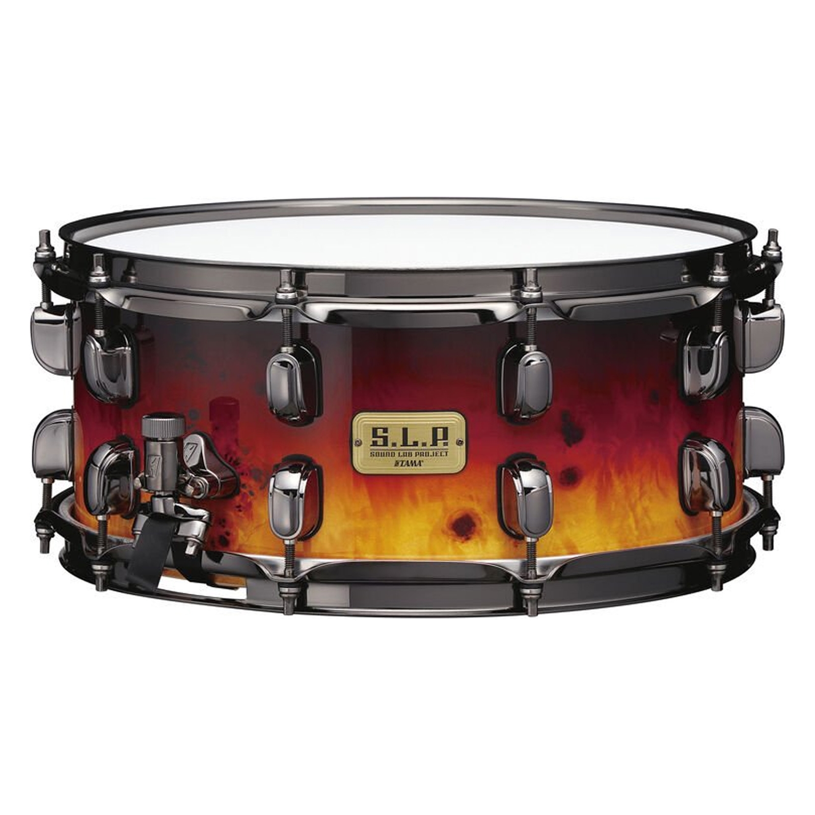 Tama LGK146ASF G-Kapur Snare Drum, 6-inch x 14-inch - Limited Edition Amber Sunset Fade