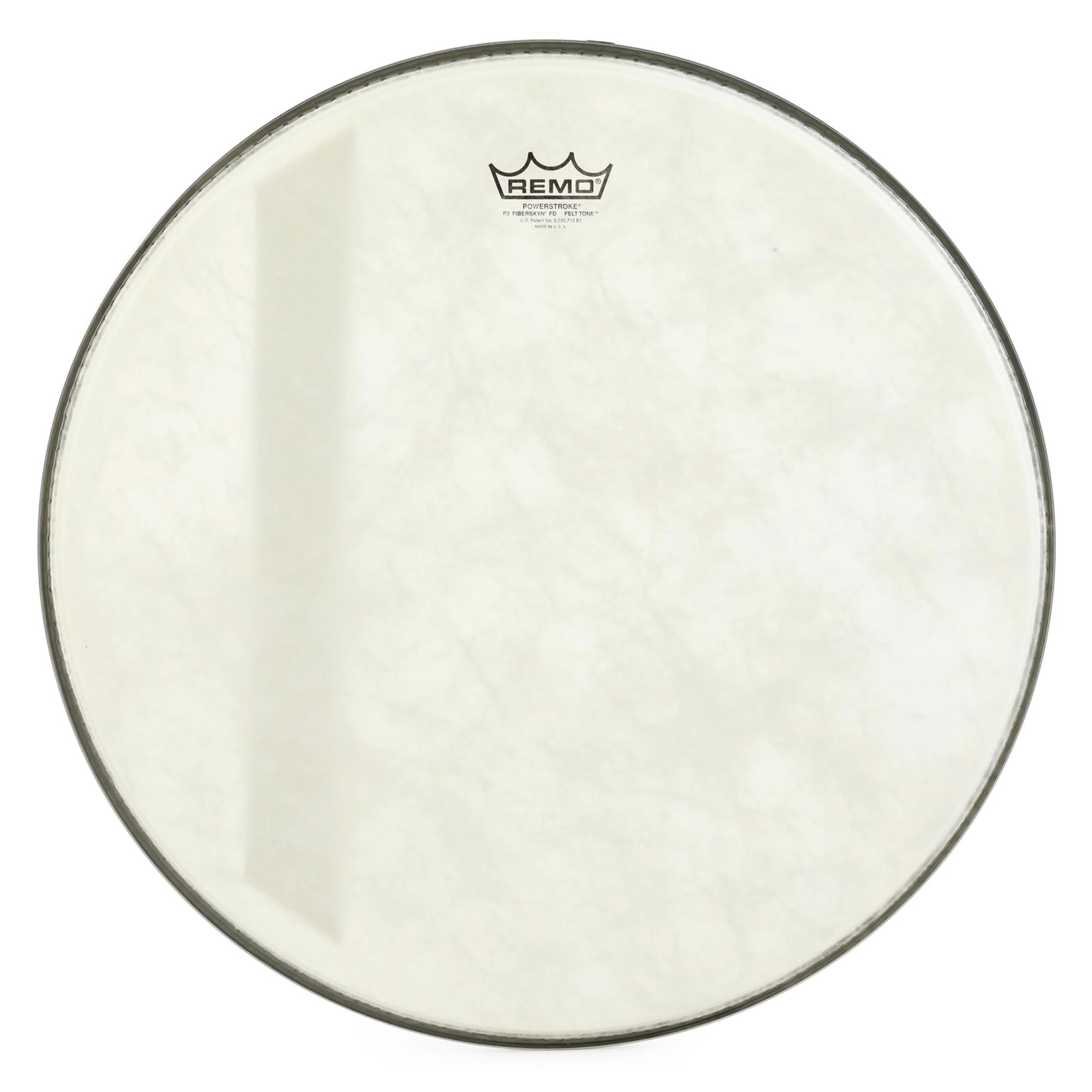 Remo P3-1520-FD-FLTBass Drum Head 20" Felt Tone Powerstroke III Fiberskyn